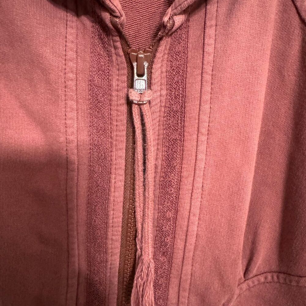 Prairie Underground full zip rust colored sweatshirt size small - Picture 3 of 6